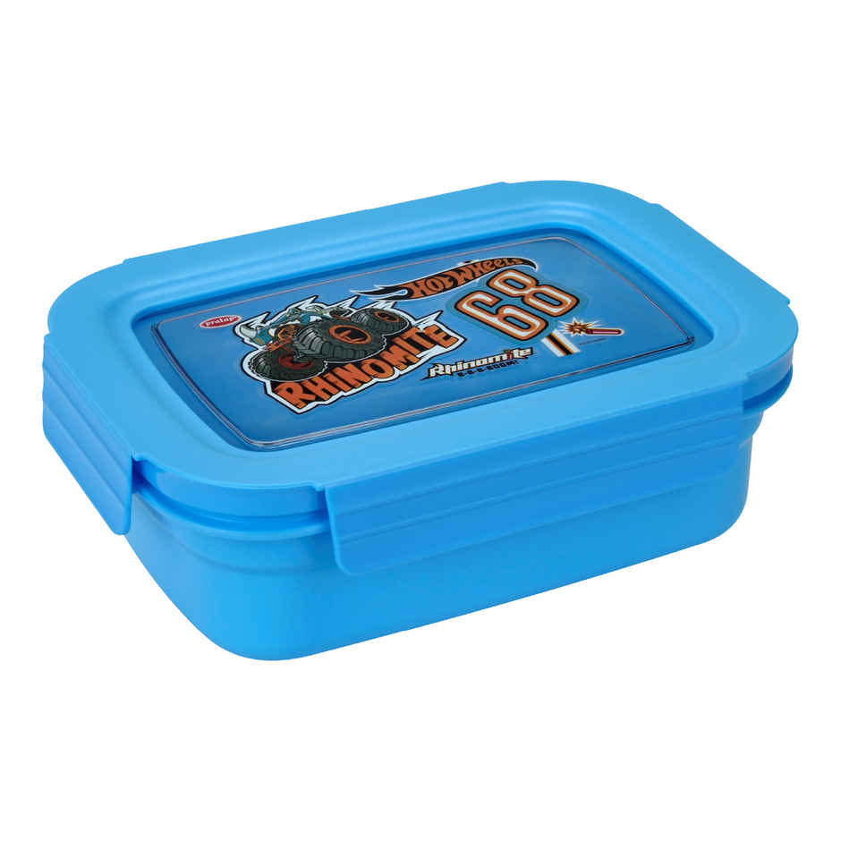Hotwheels Yummy 950 Kids Lunch Box Airtight Leak Proof BPA Free | PRATAP