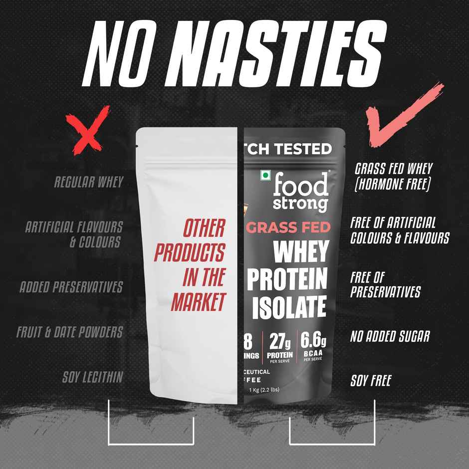 Foodstrong Whey Protein Isolate Coffee