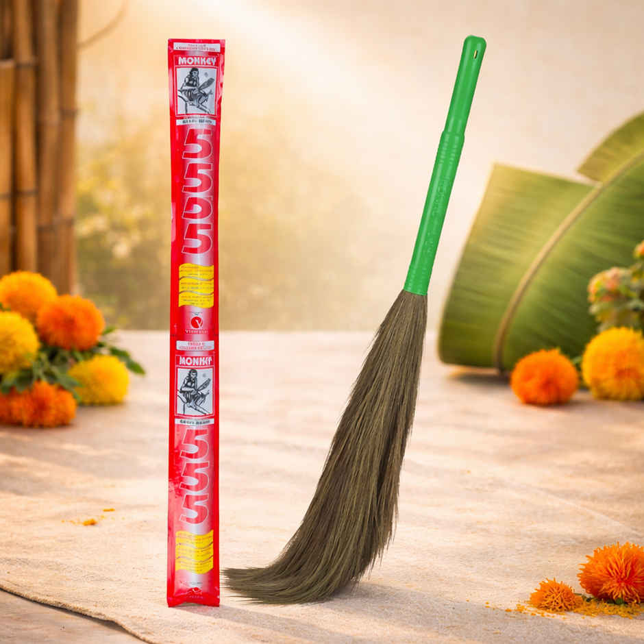 Monkey 555 Regular Grass Broom | Natural Grass Broom