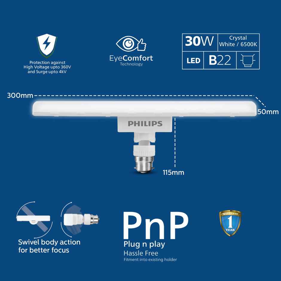 Philips TBulb 14W Cw Ns | B22 Base Holder