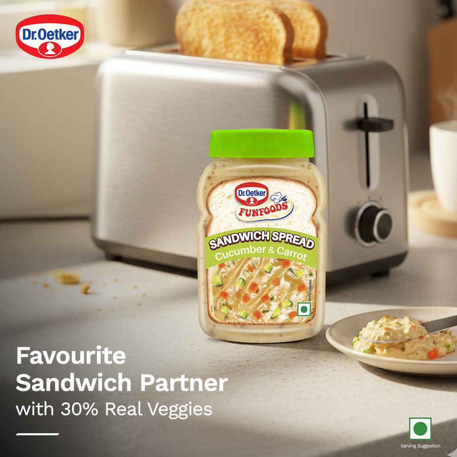 Dr. Oetker Fun Foods Veg Cucumber & Carrot Sandwich Spread