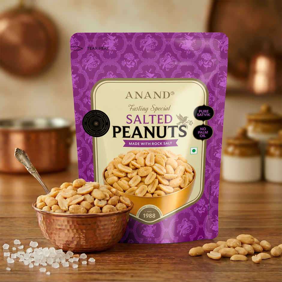 Anand Rock salt Roasted Peanuts/ Fasting Snacks