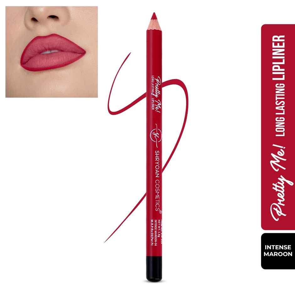 Shryoan Pretty Me Bold Lipliner & Eye Liner Pencil - Intense Maroon