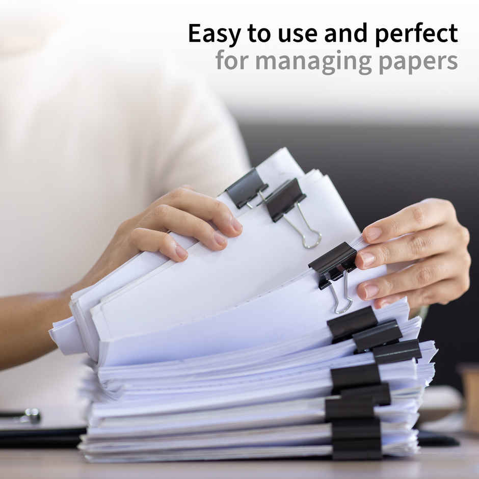 Nuovi Binder Clips | Black - 32 mm
