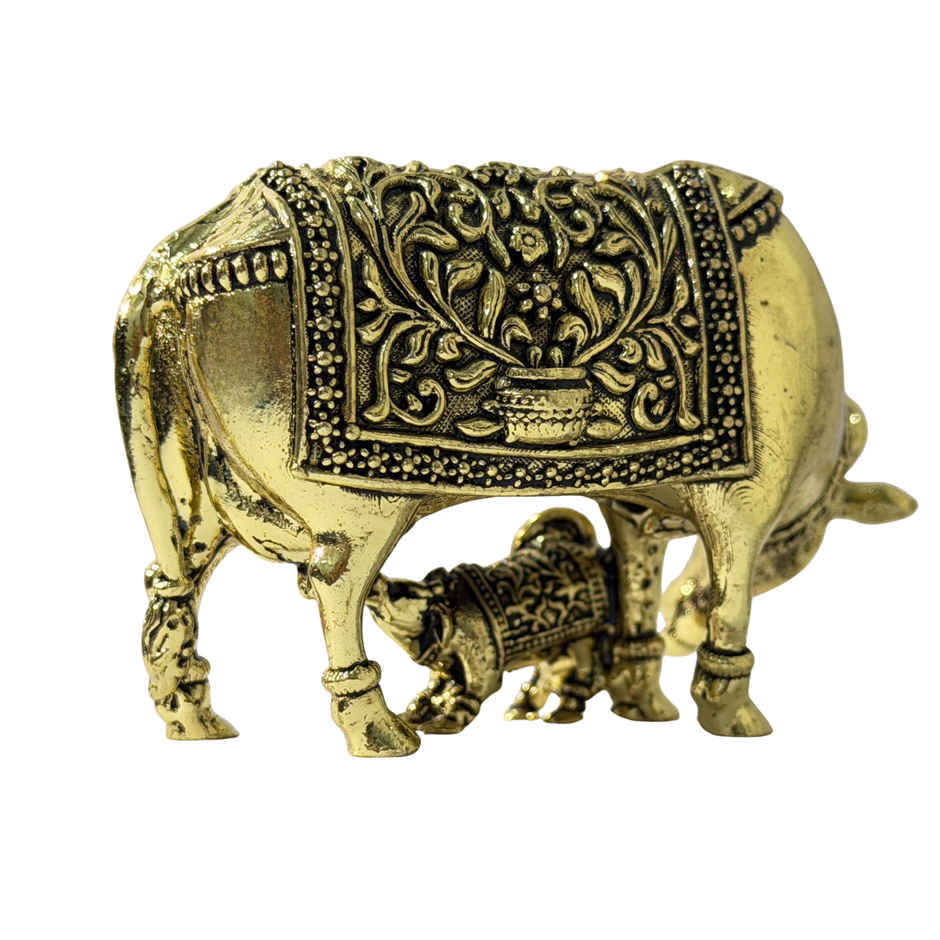 Pure Brass Kamdhenu Idol | Estoria Collective