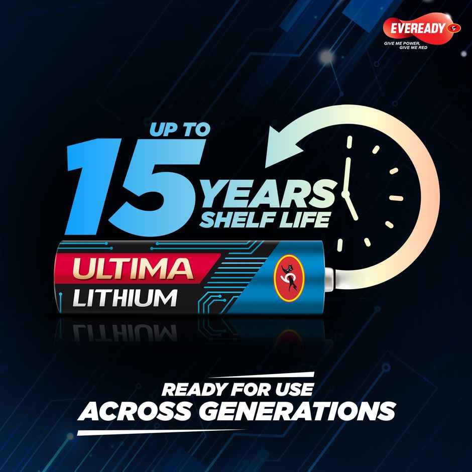 Eveready Ultima Lithium Battery - AAA