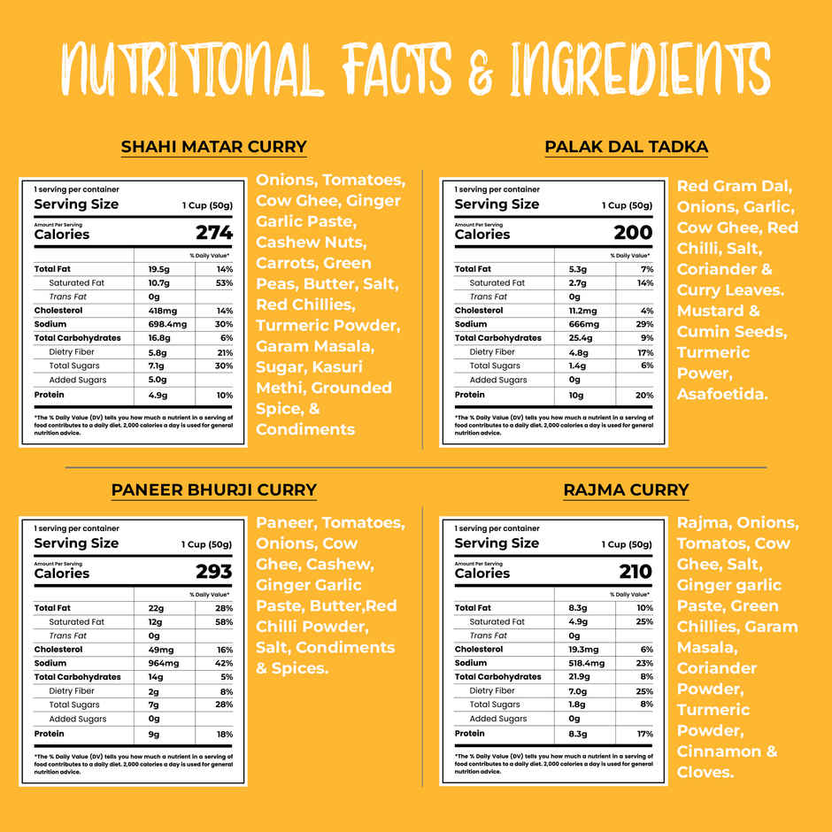 Instabites Veg Curry Bag