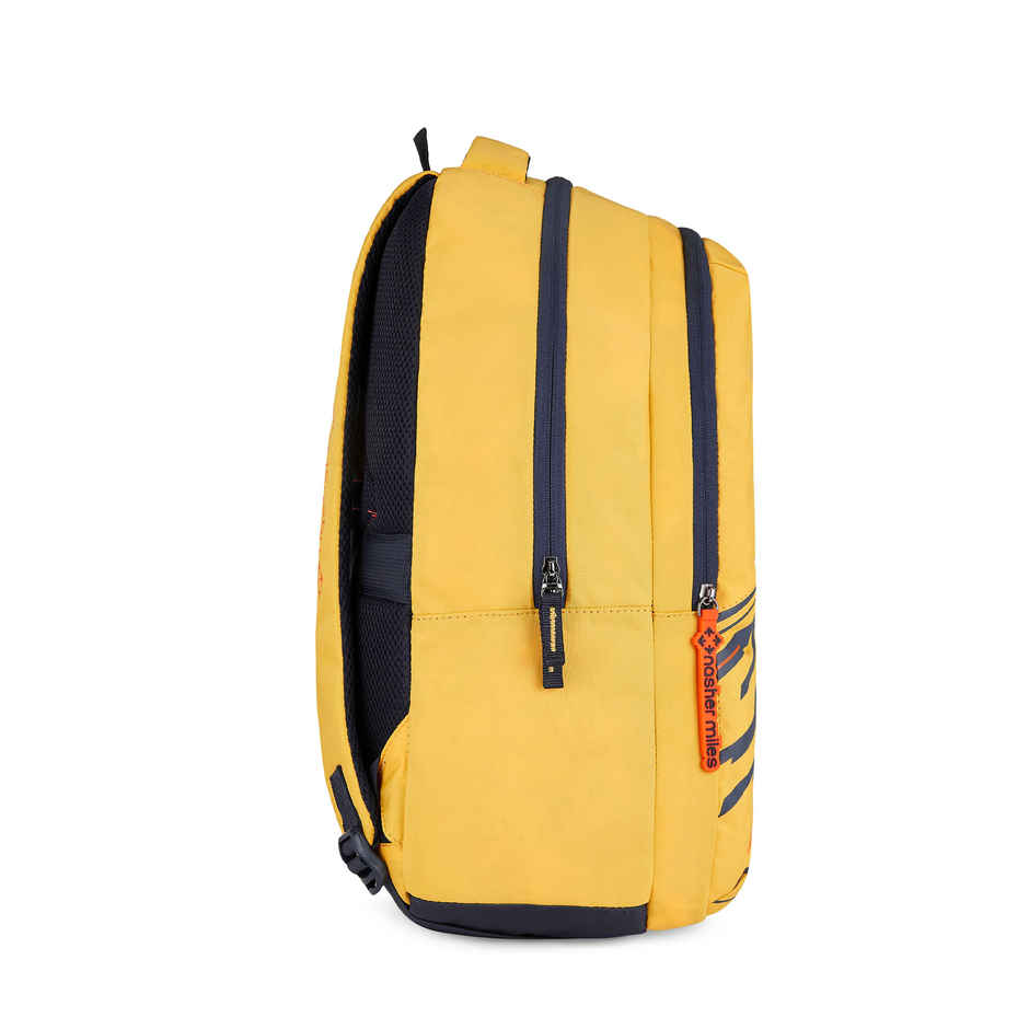 Nasher Miles Backpack for Unisex | Laptop Backpack | Casual Geography | Yellow - 31L