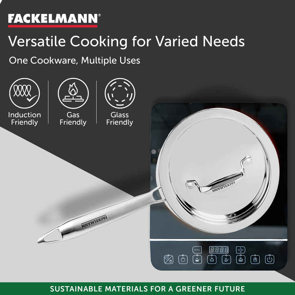 Fackelmann Stainless Steel Triply Sauce Pan 16 CM