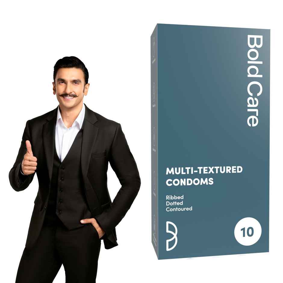 Bold Care Multi-Textured Condoms - Ribbed, Dotted, & Contoured