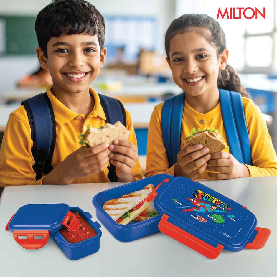 Milton Candy Kids Tiffin Lunch Box | 520 ml | Blue | DC
