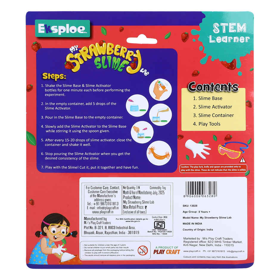 Hamleys My Strawberry Slime Lab