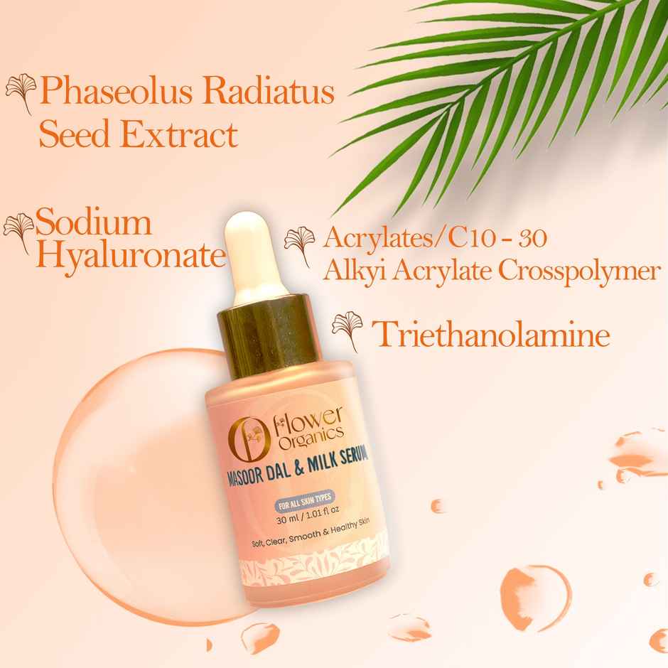 Flower Organics Masoor Dal & Milk Serum