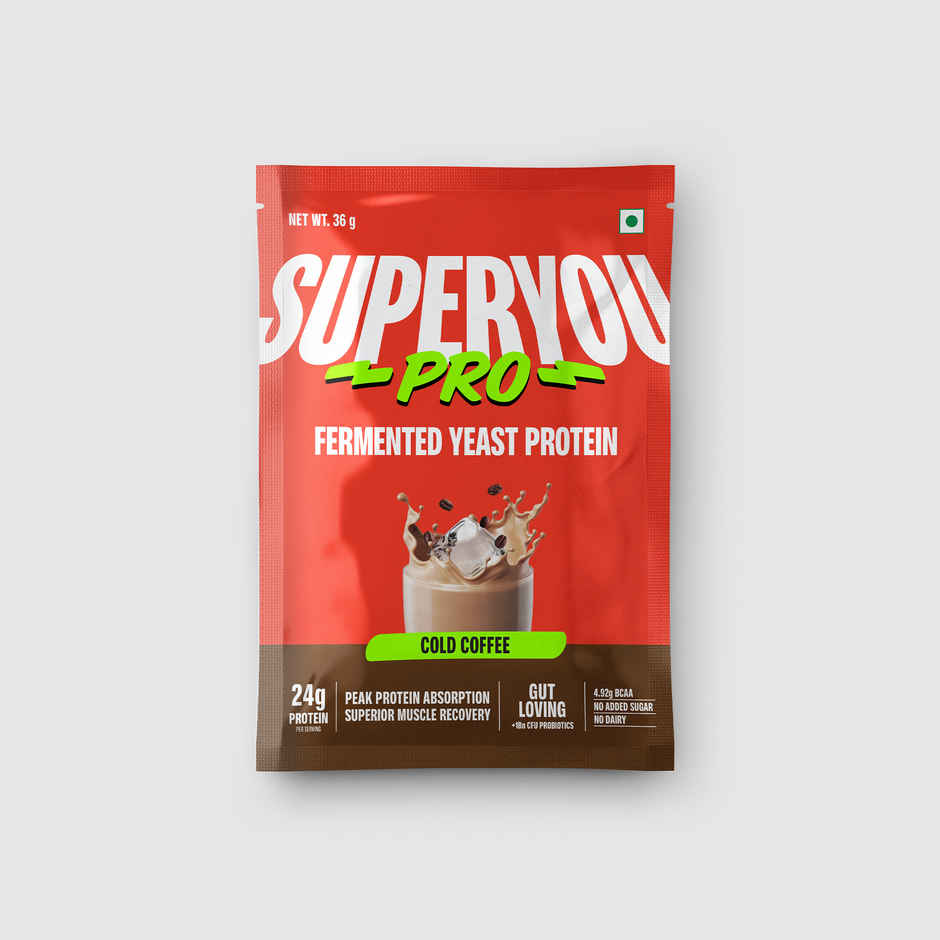 SuperYou Pro Fermented Yeast Protein- Coffee | 24g Protein | 4.92g BCAA