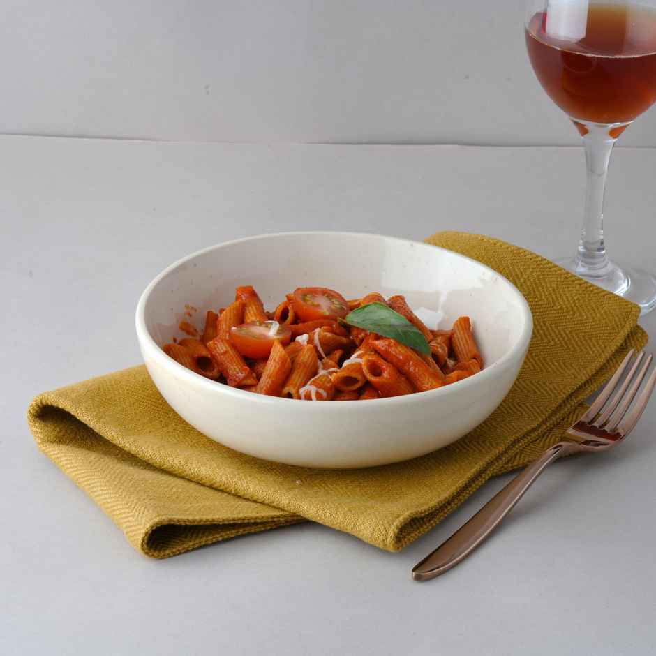 BlackCarrot Red & White Snack Bowl Set | Animal Bone Ash Free Stoneware