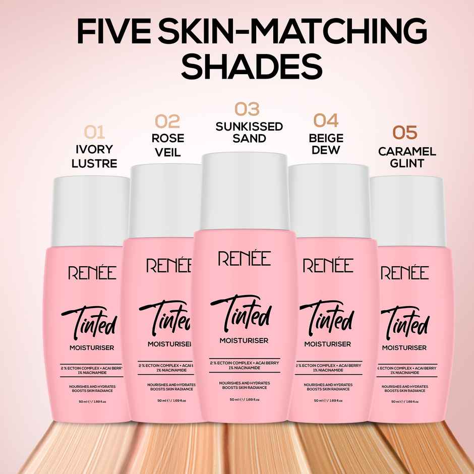 RENEE Tinted Moisturiser | Hydrates, Boosts Radiance, Repairs Barrier & Brightens Skin