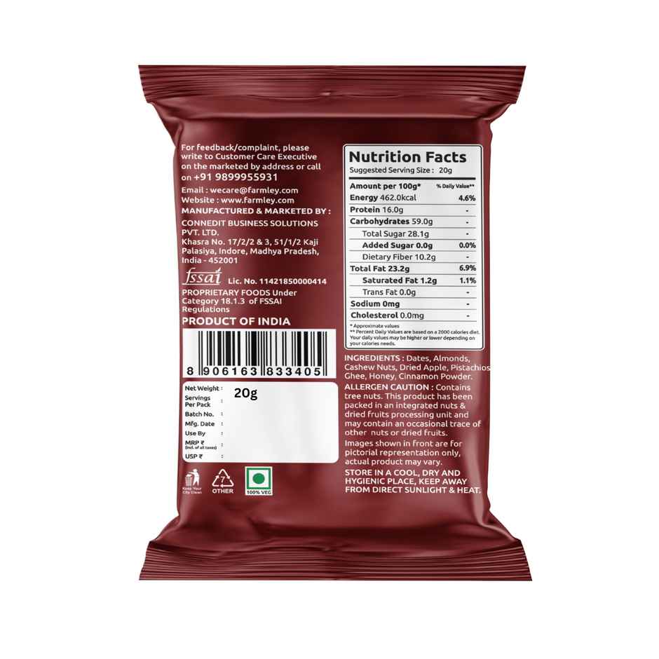 Farmley Apple Pie Date Bites | No Added Sugar