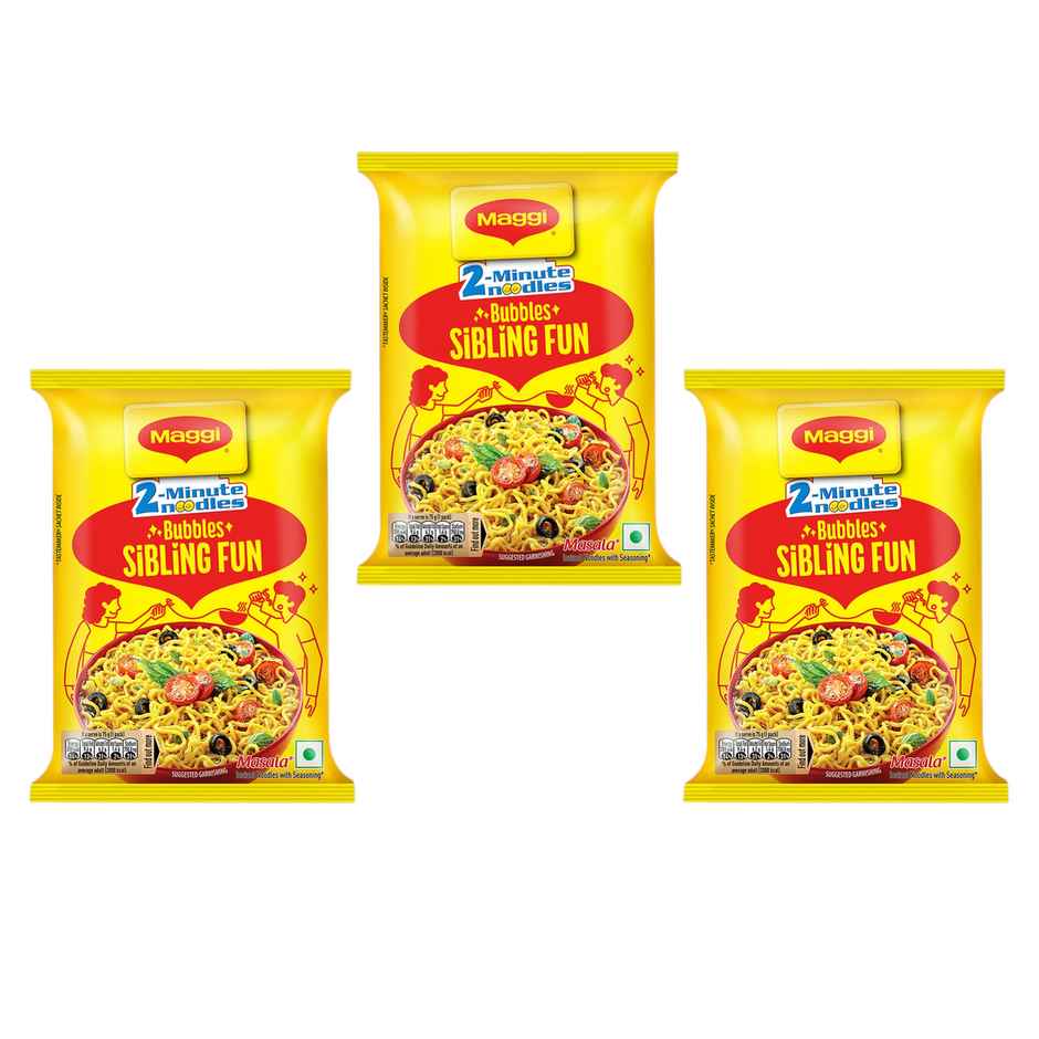 MAGGI 2-Minute Instant Noodles | Masala Noodles | Made With Quality Spices Combo