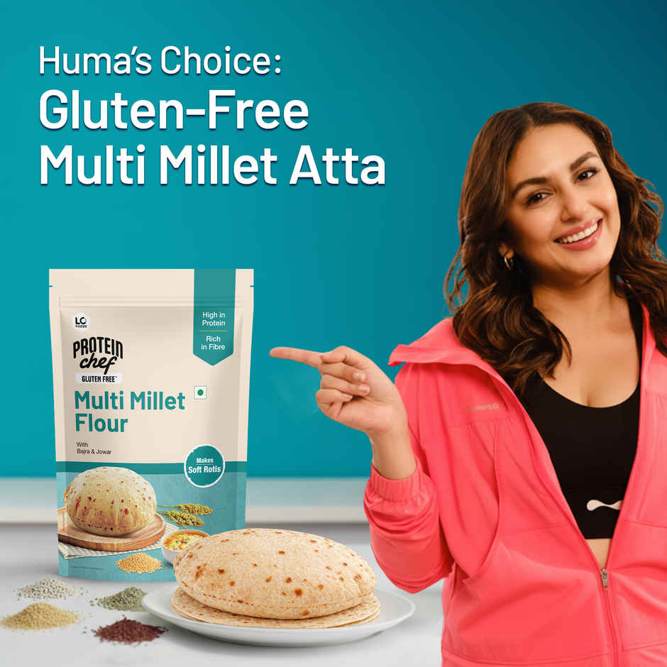 Lo Foods Gluten Free Atta | Jowar | Ragi Flour | Multi Millet Multigrain