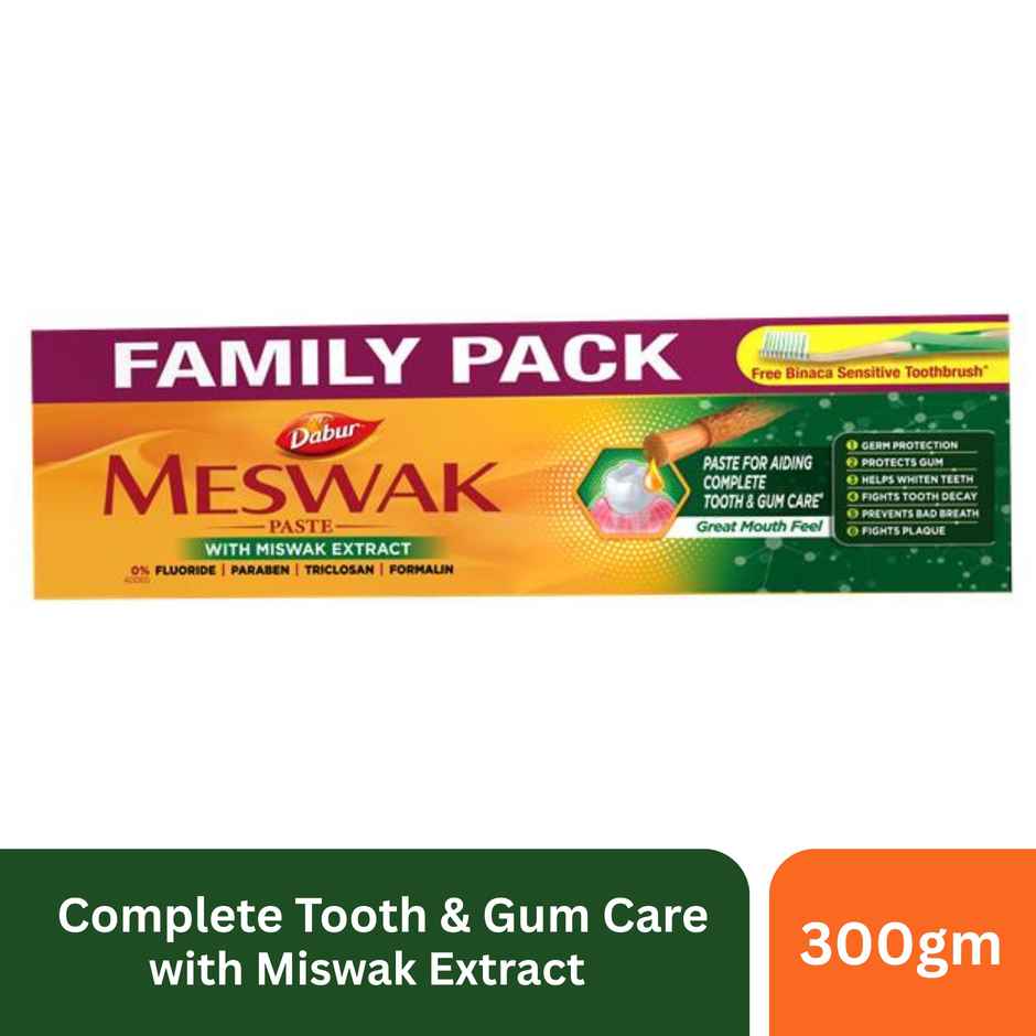 Dabur Meswak Pure Miswak Extract Toothpaste Combo  