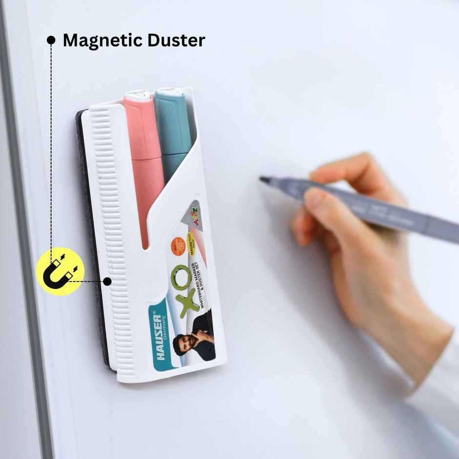 Hauser Xo White Board Marker Duster Set