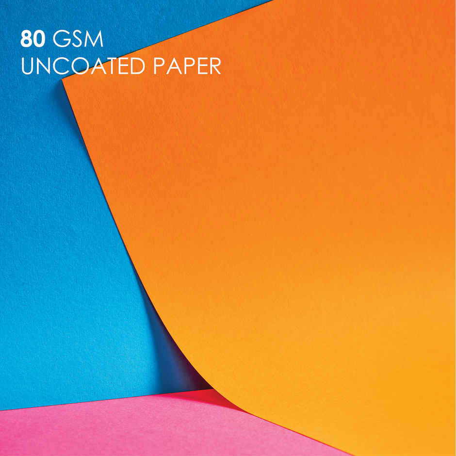 myPAPERCLIP Color Paper | 5 Colors | 50 Sheets | 160 GSM