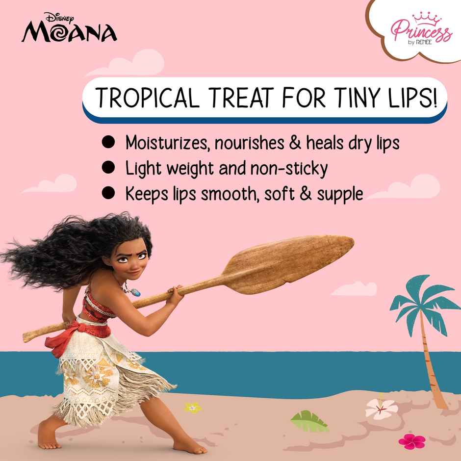 RENEE Princess by RENEE Disney Moana Beachy Peachy Lip Balm