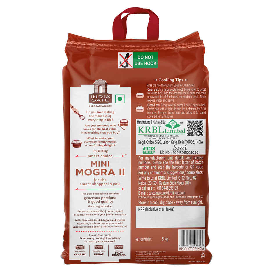 India Gate Mini Mogra II Basmati Rice