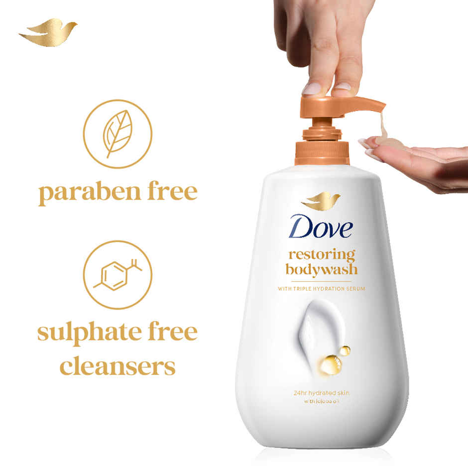Dove Restoring Bodywash with Triple Hydration Serum