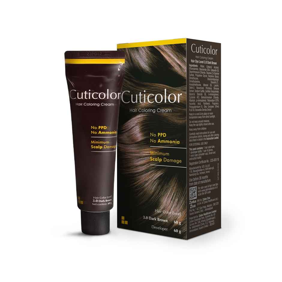 Cuticolor Hair Colouring Cream | Brown