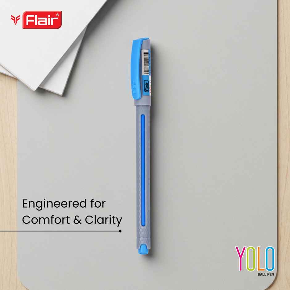 Flair Yolo Ball Pen Blue Pack Of 5