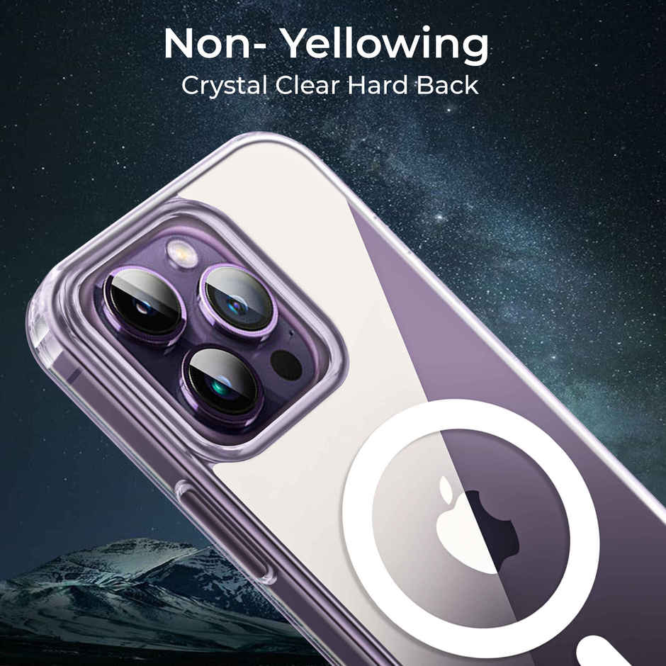 Artistque Case for Iphone 14 Pro Back Cover - Transparent Clear Magsafe