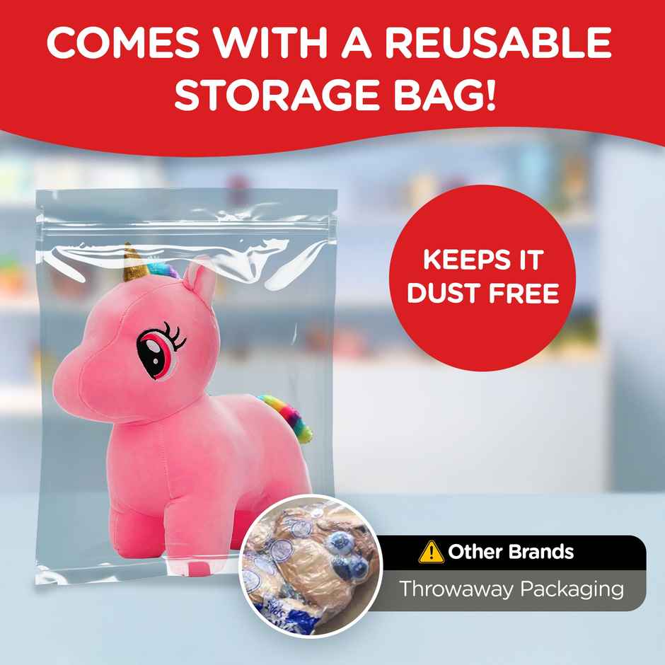 Michelle's Unicorn Pink Plush Soft Toy for Kids and Adult | Perfect For Gifting