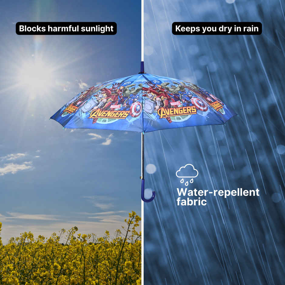 Citizen Kids School Umbrella | 2 Fold | 19 Inch | Avengers Printed
