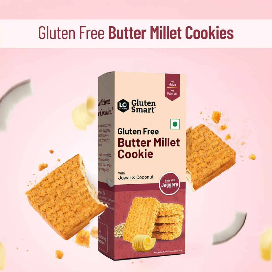 Lo Foods Gluten Free Butter Millet Cookies