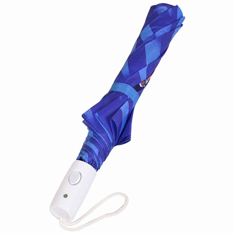 Eume Delhi Capitals Blue 23 Inch 1 Fold Straight Umbrella