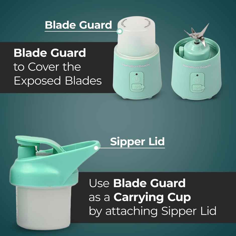 Hamilton Beach Portable Blender | 450 ml - Black