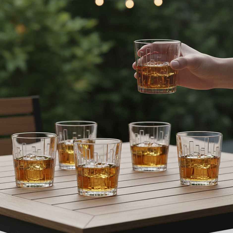 Premium Whisky Glass Set | 300 ml | 6 pc | BAY6