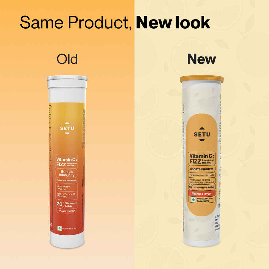 Setu Vitamin C Effervescent Tablets for Immuntiy