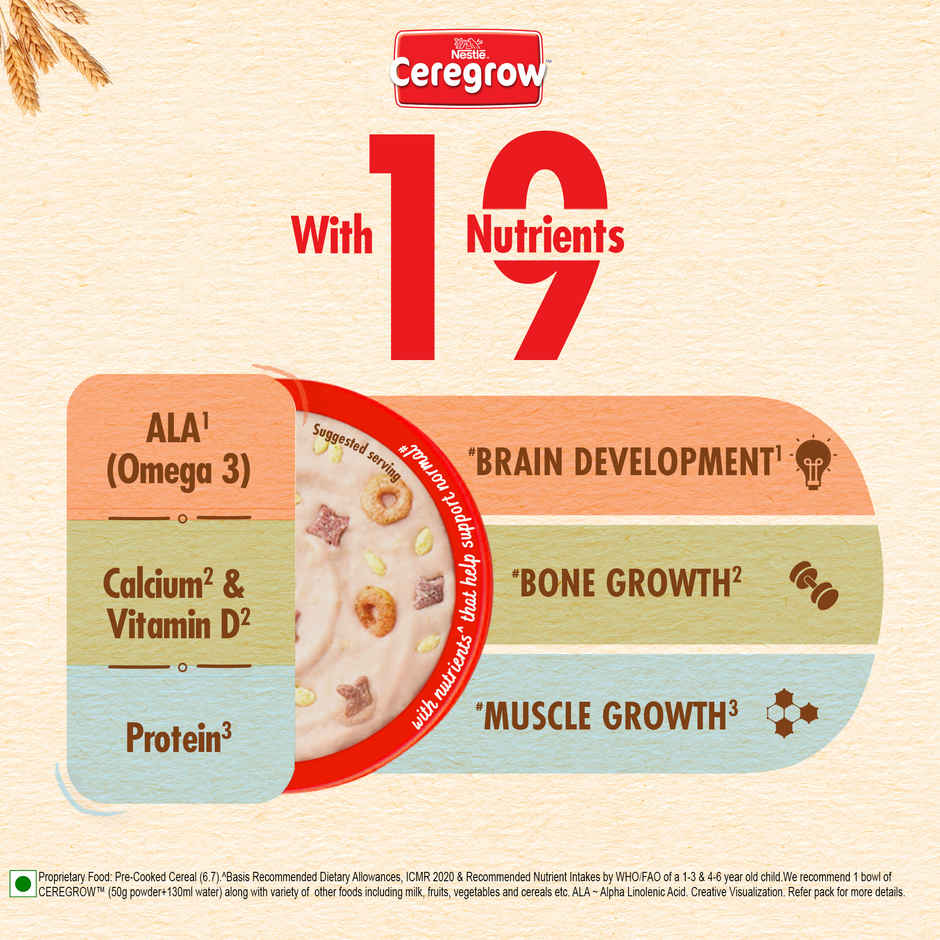 Nestle Ceregrow No Refined Sugar Multigrain Cereal