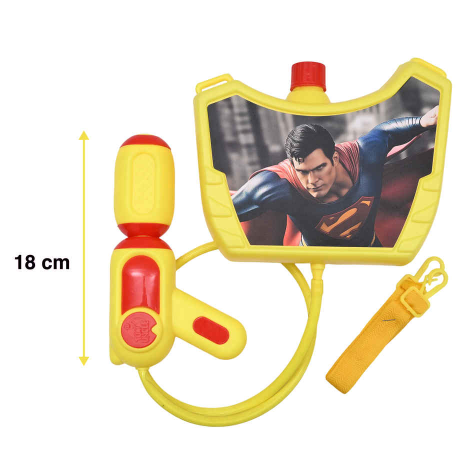 Superman Holi Water Tank Pichkari | 1.25 L | Tomuncle