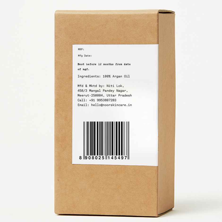 RAW ALCHEMY Cold Pressed Argan Oil for Hair & Skin