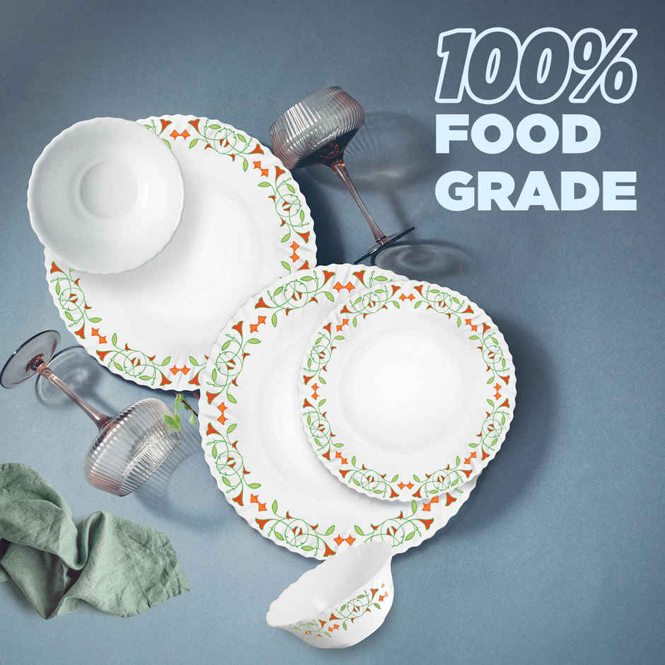 Treo by Milton Opalware Aurelia Meena Dinner Set