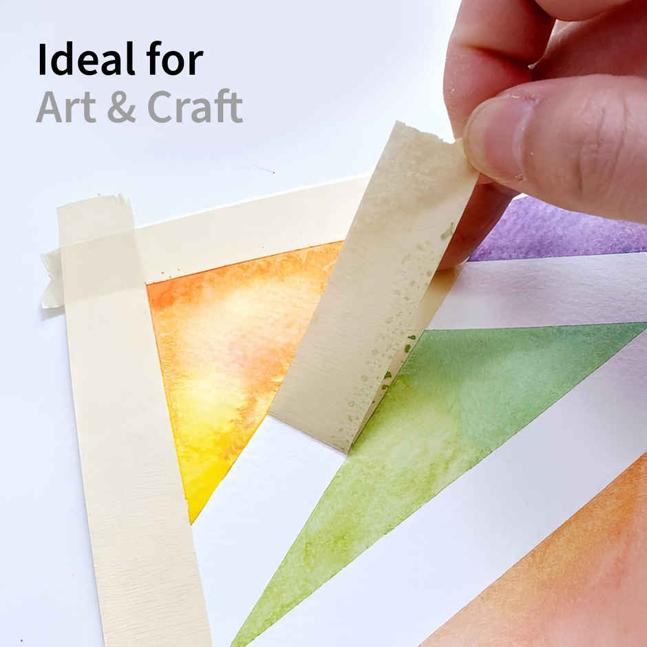 Ondesk Essentials 140 Microns Masking Tape 1Inch X 20Mtr