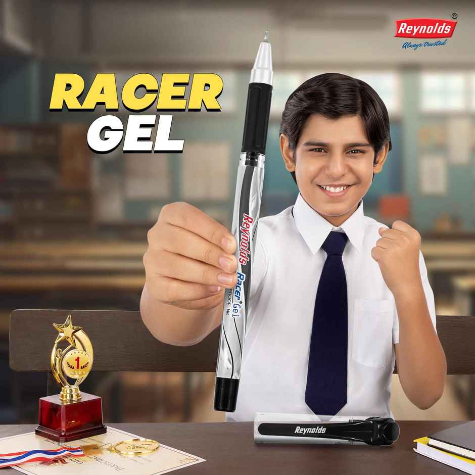 Reynolds Racer Gel Pen Set 5ct Black