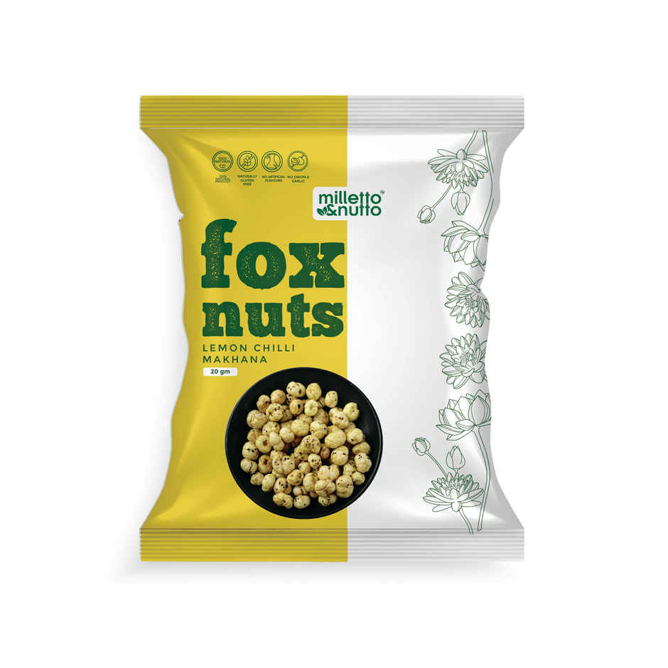 Milleto & Nutto Lemon Chilli Makhana