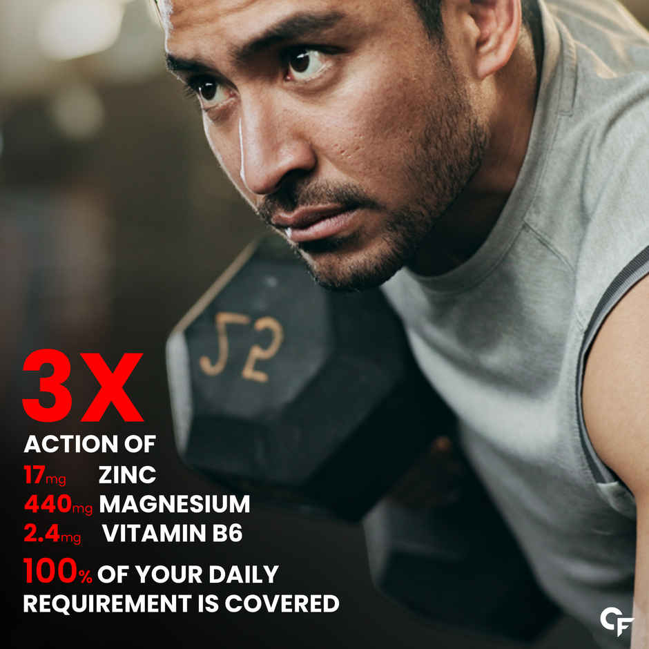 Carbamide Forte ZMA and Zinc Supplement for Men | Zinc and Magnesium Supplements with Vitamin B6