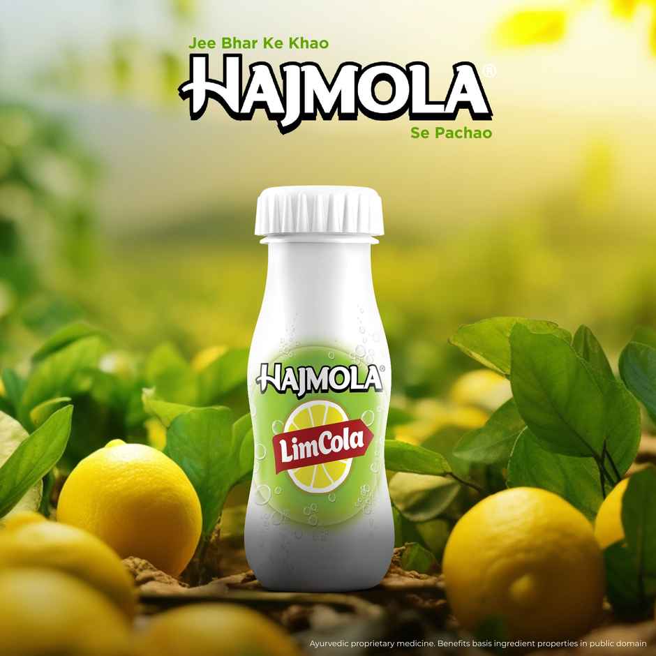 Dabur Hajmola Tasty Digestive Tablets (Limcola Flavour) - 120 Tabs,Healthy, Tasty & Chatpata