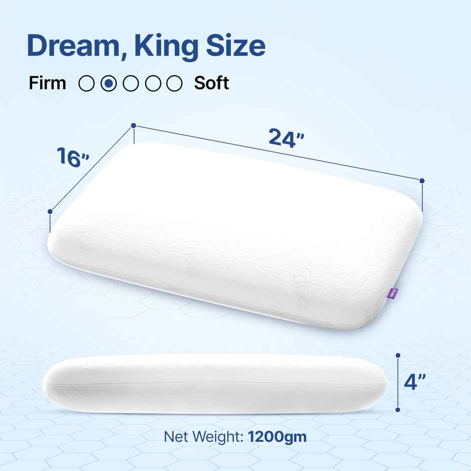 Frido Ultimate Deep Sleep Pillow - 4 inch