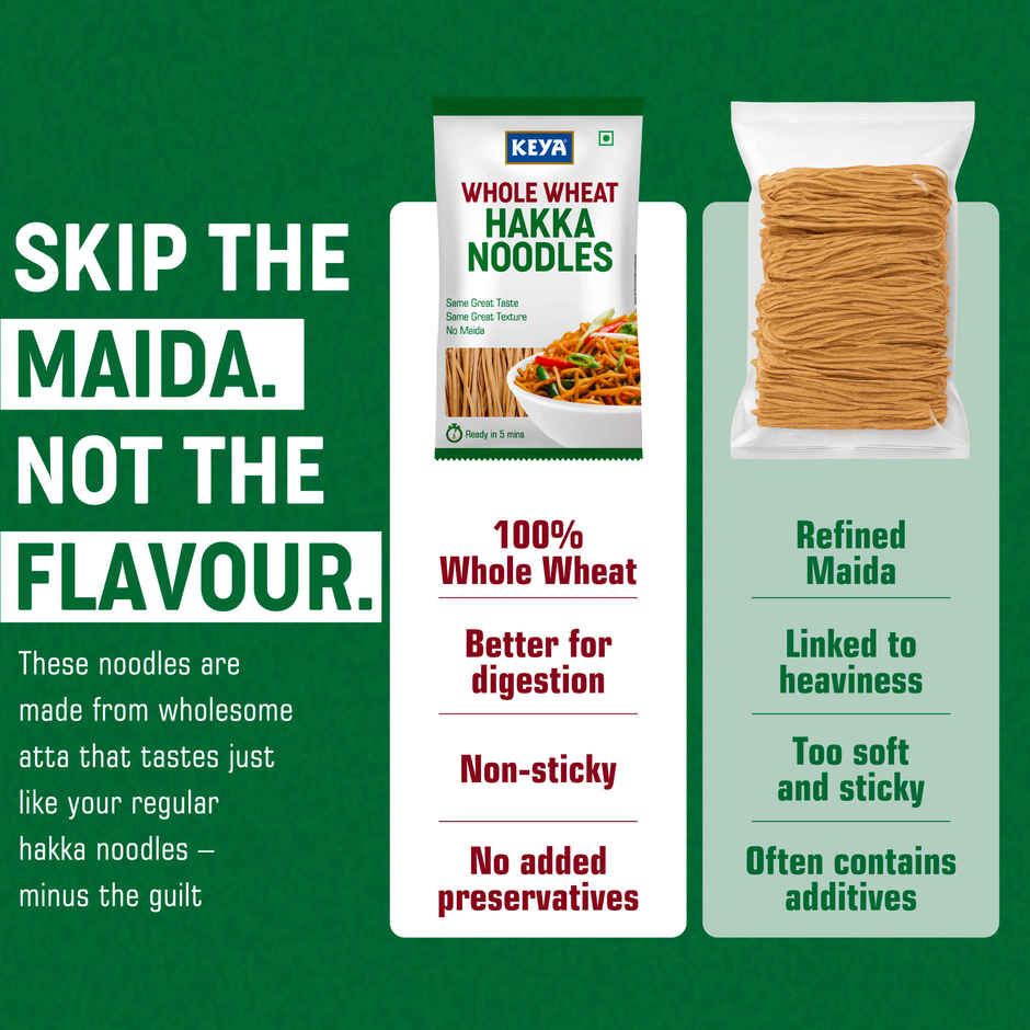Keya Whole Wheat Hakka Noodles